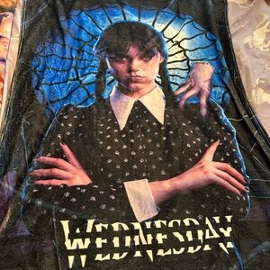 Wednesday Addams Graphic Blanket